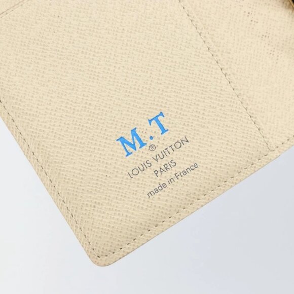 LOUIS VUITTON Damier Azur Agenda PM Day Planner Cover R20706 LV Auth 130831 - Picture 12 of 16